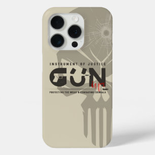 Monogram Art of Gun iPhone 15 Pro Case