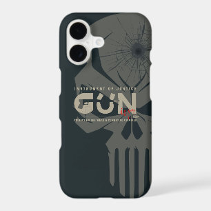 Monogram Art of Gun iPhone 17 case (dark mode)