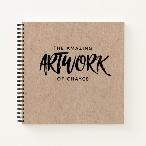 Monogram Artist Sketchbook Notebook