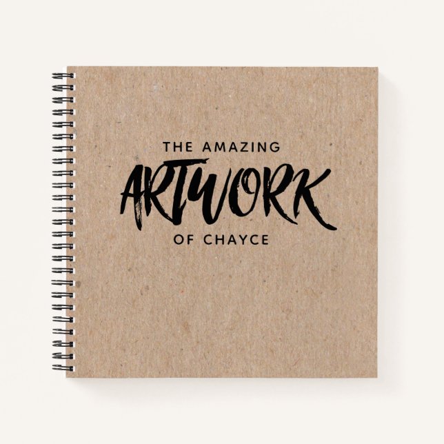 Monogram Artist Sketchbook Notebook (Front)
