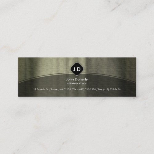 Monogram Attorney at Law - Business Card