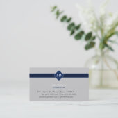 Monogram Attorney at Law - Business Card (Standing Front)