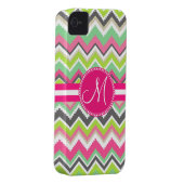 Monogram Aztec Andes Tribal Mountains Chevron Case-Mate iPhone Case (Back/Right)