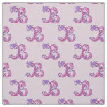 Monogram B decorative personalized letter fabric