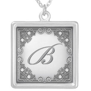 Monogram "B" Necklace
