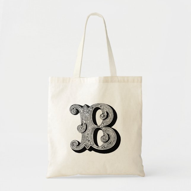 Monogram "B" Tote Bag (Front)