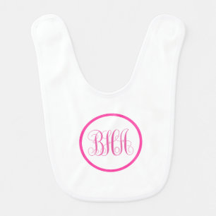 Monogram Baby Bib
