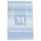 Monogram baby blue stripes