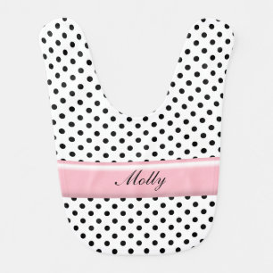 Monogram Baby Girl Bib