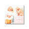 Monogram Baby Photo Collage Canvas Print