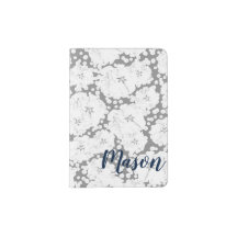 Monogram Baby's Breath - Gray & White