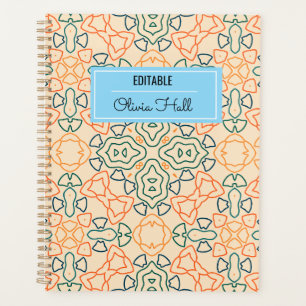 Monogram Back to School Supplies Teachers Planner