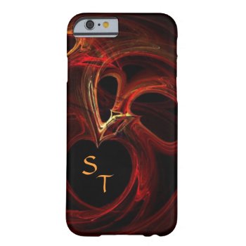 Monogram Ball of Love Fractal Barely There iPhone 6 Case