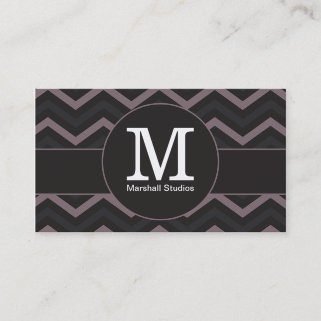 Monogram Band Business Card (Front)