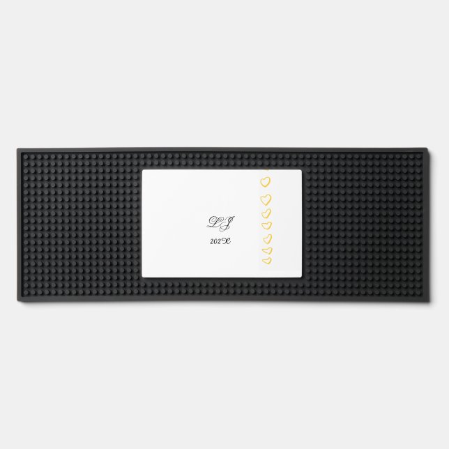 Monogram Bar Mat (Front)