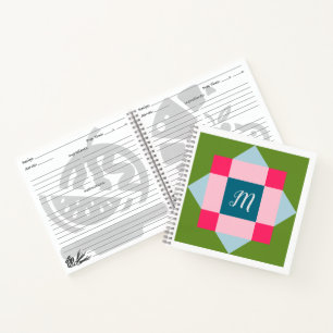 Monogram Barn Quilt Recipe Book 