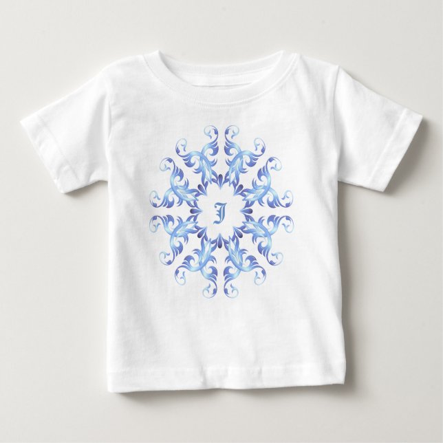 Monogram.Baroque element. Baby T-Shirt (Front)