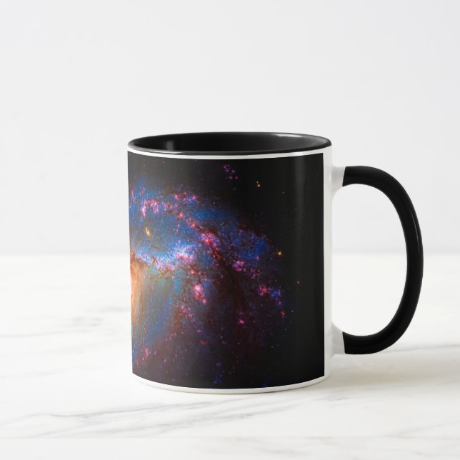 Monogram Barred Spiral Galaxy NGC 1672 Mug (Right)
