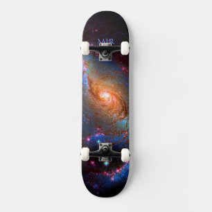 Monogram Barred Spiral Galaxy NGC 1672 Skateboard Deck