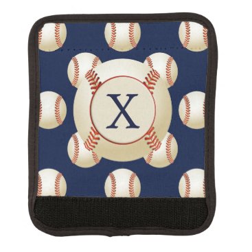 Monogram Baseball Balls Sports pattern Luggage Handle Wrap