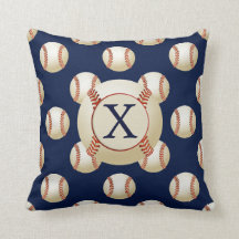 Monogram Baseball Balls Sports pattern