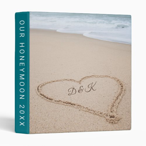 Monogram  Beach Love I 3 Ring Binder