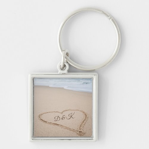 Monogram  Beach Love I Keychain