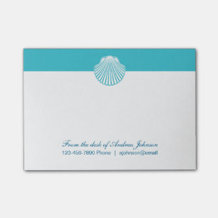 Monogram Beach Theme Post-it Notes