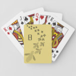 Monogram Bee Playing Cards at Zazzle
