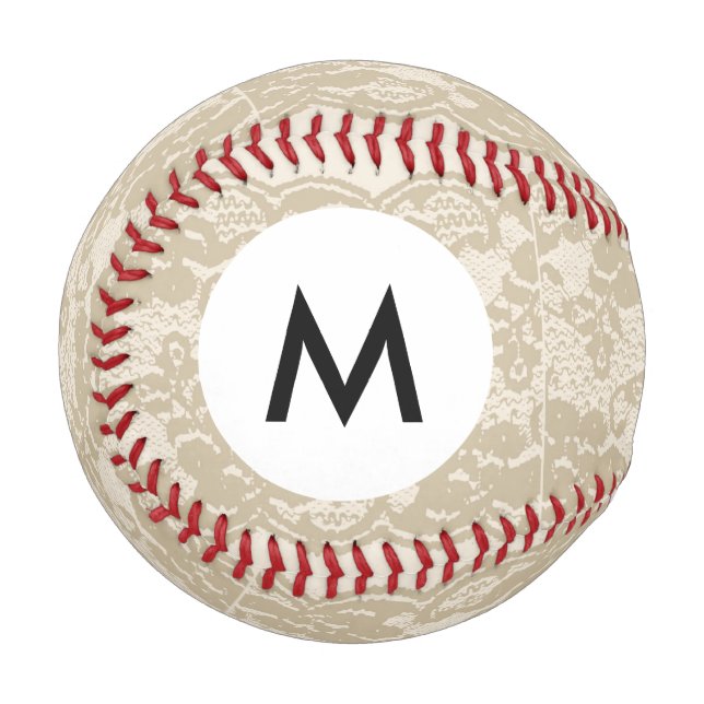 Monogram Beige lace Baseball (Front Left)