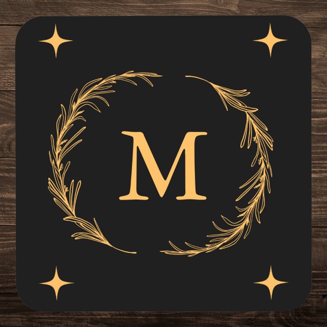 Monogram Beverage Coaster (Creator Uploaded)