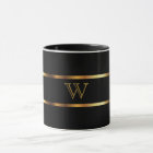 Monogram Black and Gold