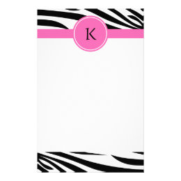 Zebra Print Stationery | Zazzle