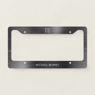 Monogram Black Brushed Metallic