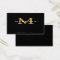 Monogram Black Gold Initial Personalized Name  Poc