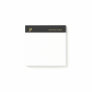 Monogram Black Gold White Modern Simple Template Post-it Notes