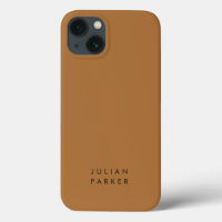 Monogram black minimalist brown