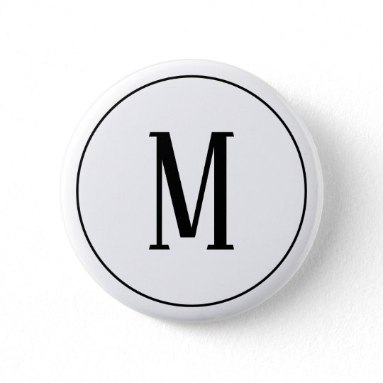 monogram button