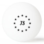 Monogram Black Stars Ping Pong Ball Monogram Black Stars Ping Pong Ball