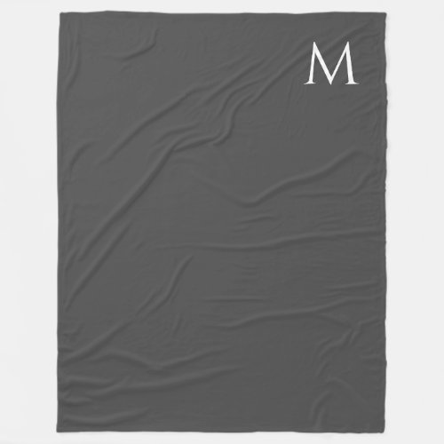 Monogram Blankets Elegant Personalized Template