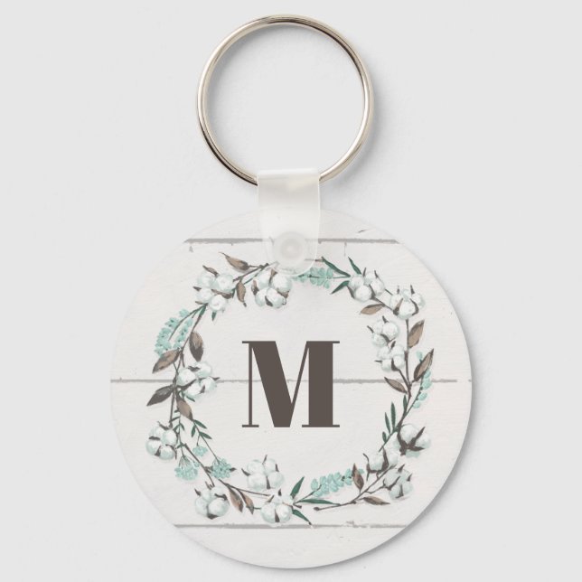 Monogram | Blessed VII | Let's Stay Home Keychain (Front)