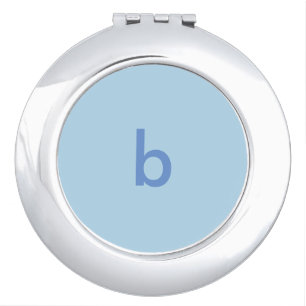Monogram Blue Compact Mirror