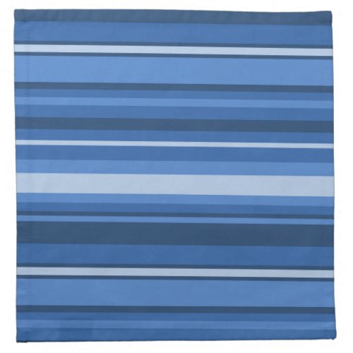 Monogram blue stripes napkin
