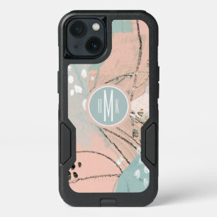Monogram Blush & Gold I iPhone 13 Case
