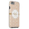 Monogram Blush Pink and Gold Quatrefoil