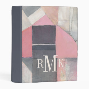 Monogram Blushing Bride Mini Binder