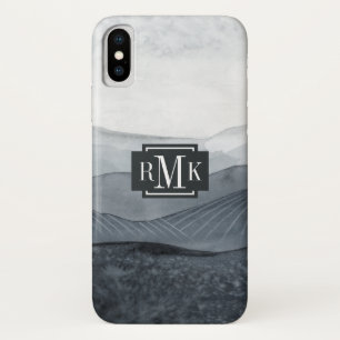 Monogram   Blustering Grey Valley iPhone X Case