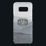 Monogram | Blustering Grey Valley Uncommon Samsung Galaxy S8 Case<br><div class="desc">Blustering Valley I by Grace Popp. Greys and soft shapes come together to create valleys and small hills.</div>