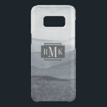 Monogram | Blustering Grey Valley Uncommon Samsung Galaxy S8 Case<br><div class="desc">Blustering Valley I by Grace Popp. Greys and soft shapes come together to create valleys and small hills.</div>
