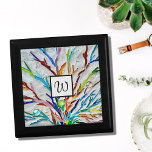 Monogram Botanical Gift Box<br><div class="desc">This charming gift box is decorated with a colorful botanical mosaic and an elegant monogram.
Easily customizable.
Makes a unique gift.
Original Mosaic © Michele Davies.</div>